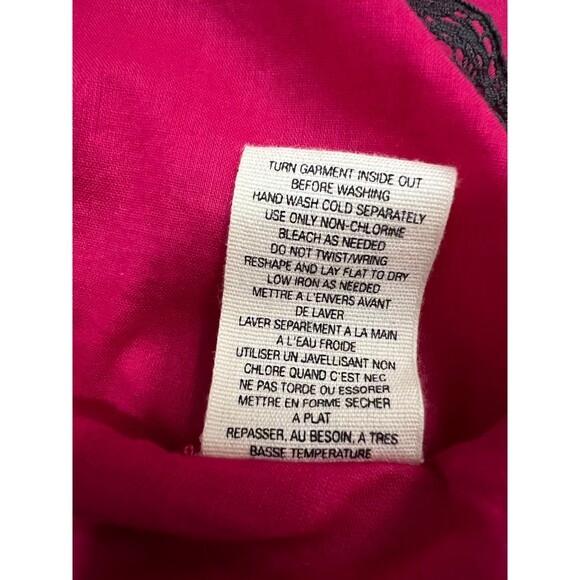 Anthropologie Floreat Women's Strapless Pink Orange Sequin Dress Size 0 - Picture 6 of 10